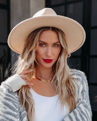 Anywhere Herringbone Necklace - Gold - FINAL SALE