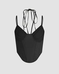 Mermaidens Korsett Neckholder-Top