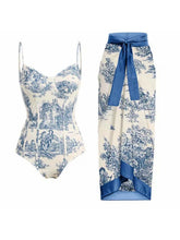 Carson Swimsuit & Ruffle Skirt Set