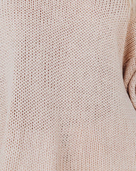 Christian Knit Sweater - Wheat