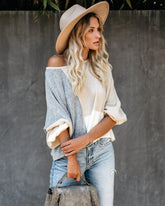 City View Colorblock Balloon Sleeve Sweater - FINAL SALE OLIV-001