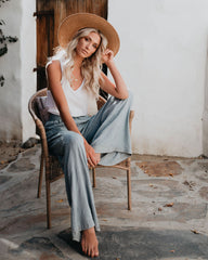 Fresh Air gesmokte Hose mit Stickerei