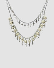 Catacombs Doppelkreuz-Halskette