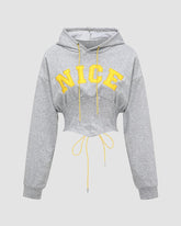 Nice Cropped Hoodie