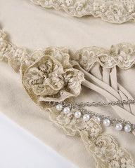 Amphise Grunge Ruffle Top