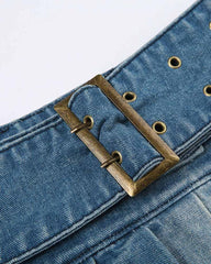 Sascha Micro Denim Skirt