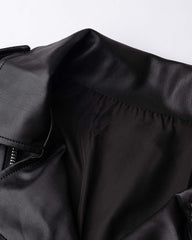 Leisurely Biker PU Leather Jacket