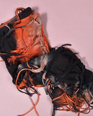 Erisia schulterfreies Kleid mit Handschuhen