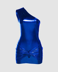 Francess – Reflektierendes Kleid mit einer Schulter