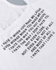 Hate That I Love You Baby Tank Top