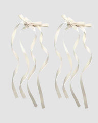 Messelise Haarspangen mit Fliegen