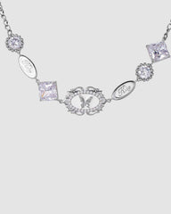 Ewige Heilung Schmetterling Halskette