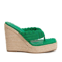 Espadrille-Keilsandalen
