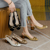 Allie Chain Slingback Heels Newgew