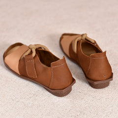 Designer Summer Shoes Genuine Gladiator Sandals Soft Knit Retro Chunky Velcro Shoes CoffeeNew/Brown