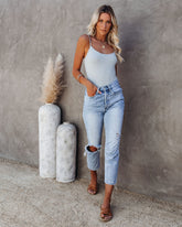 Smooth Seamless Cami Tank - Pewter - FINAL SALE Ins Street