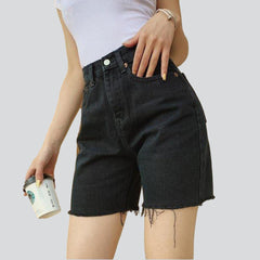 Straight women jeans shorts
