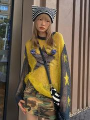 Color Block Sun Protection Sweater