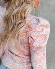 Throne Strickpullover mit Puffärmeln