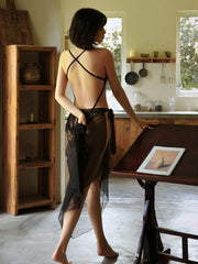 Lace Suspender Bodysuit