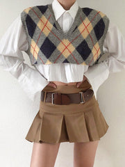 High Waist Slim Casual Skirt