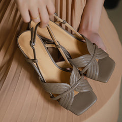 Carla handgefertigte Sandalen mit Absatz