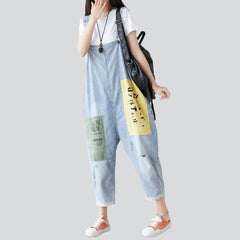 Damen Streetstyle Jeans Overall