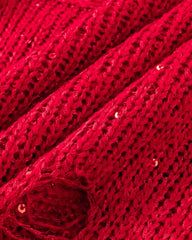 Dazzling Crochet Short Skirt Coord Set