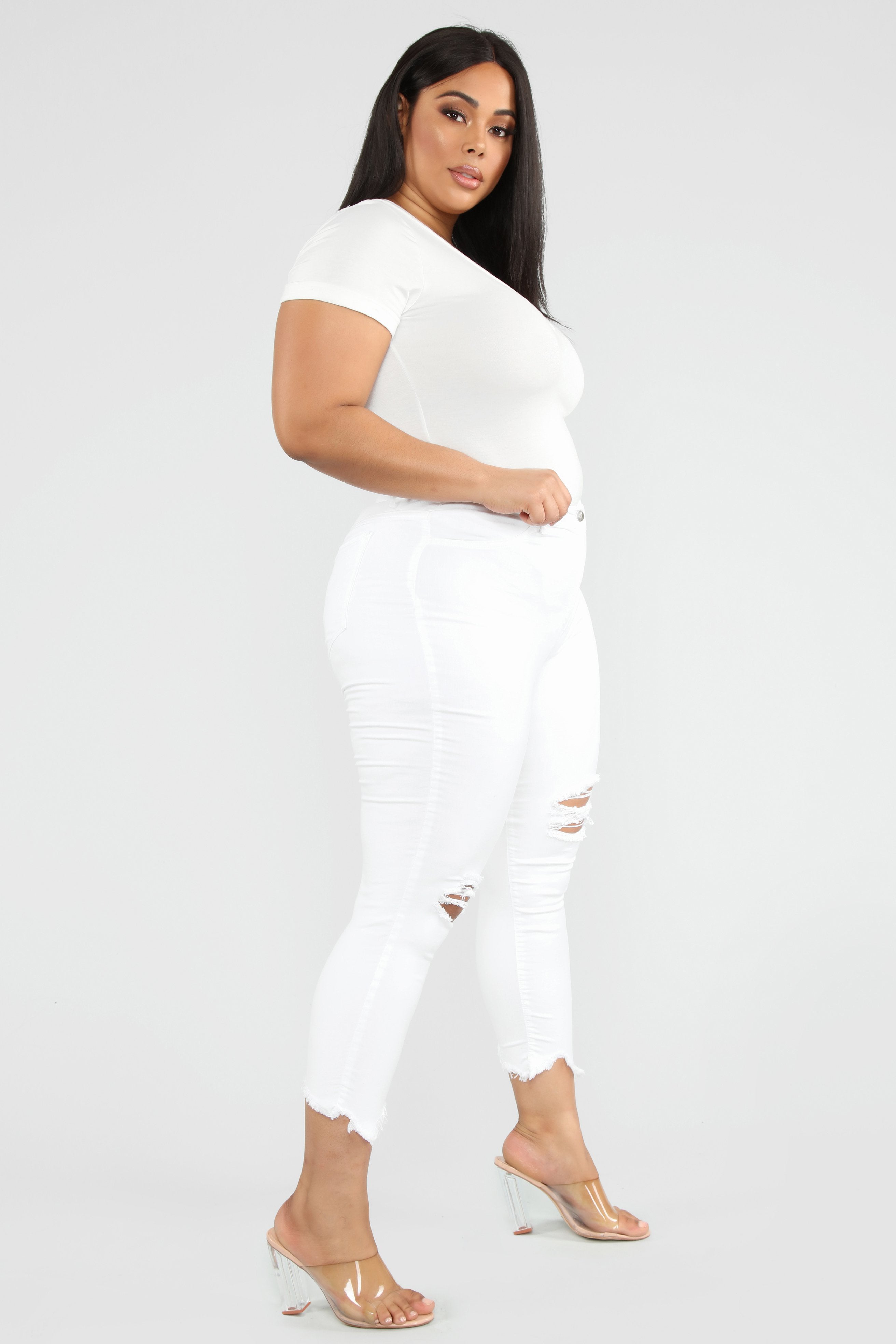 Well Played Jeans - White Ins Street
