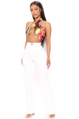 Sweet Love Straight Leg Jeans - White