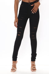 Tall Drive To The Ocean Jeans - Black