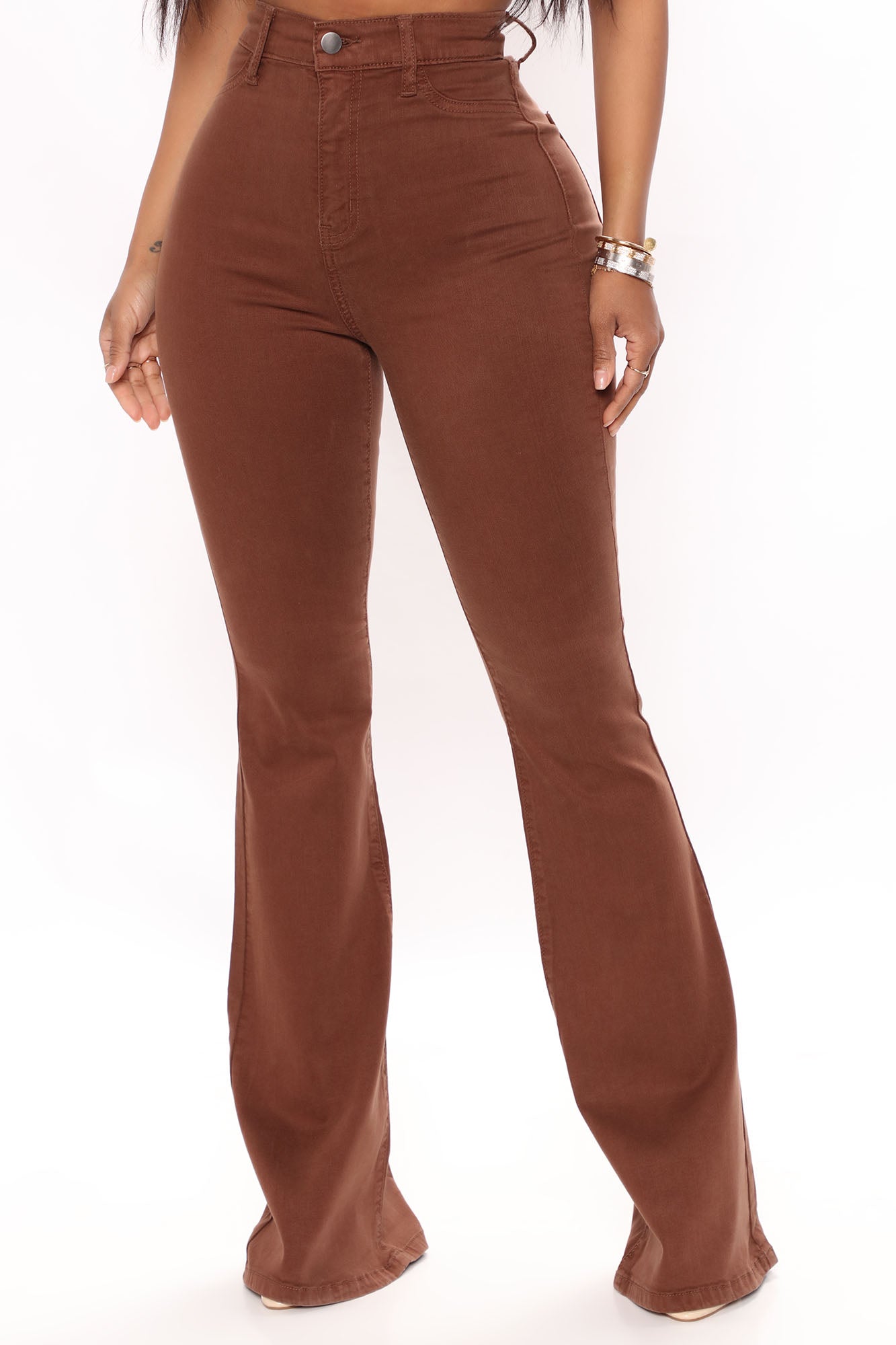 Deep In My Soul Flare Jeans - Brown Ins Street