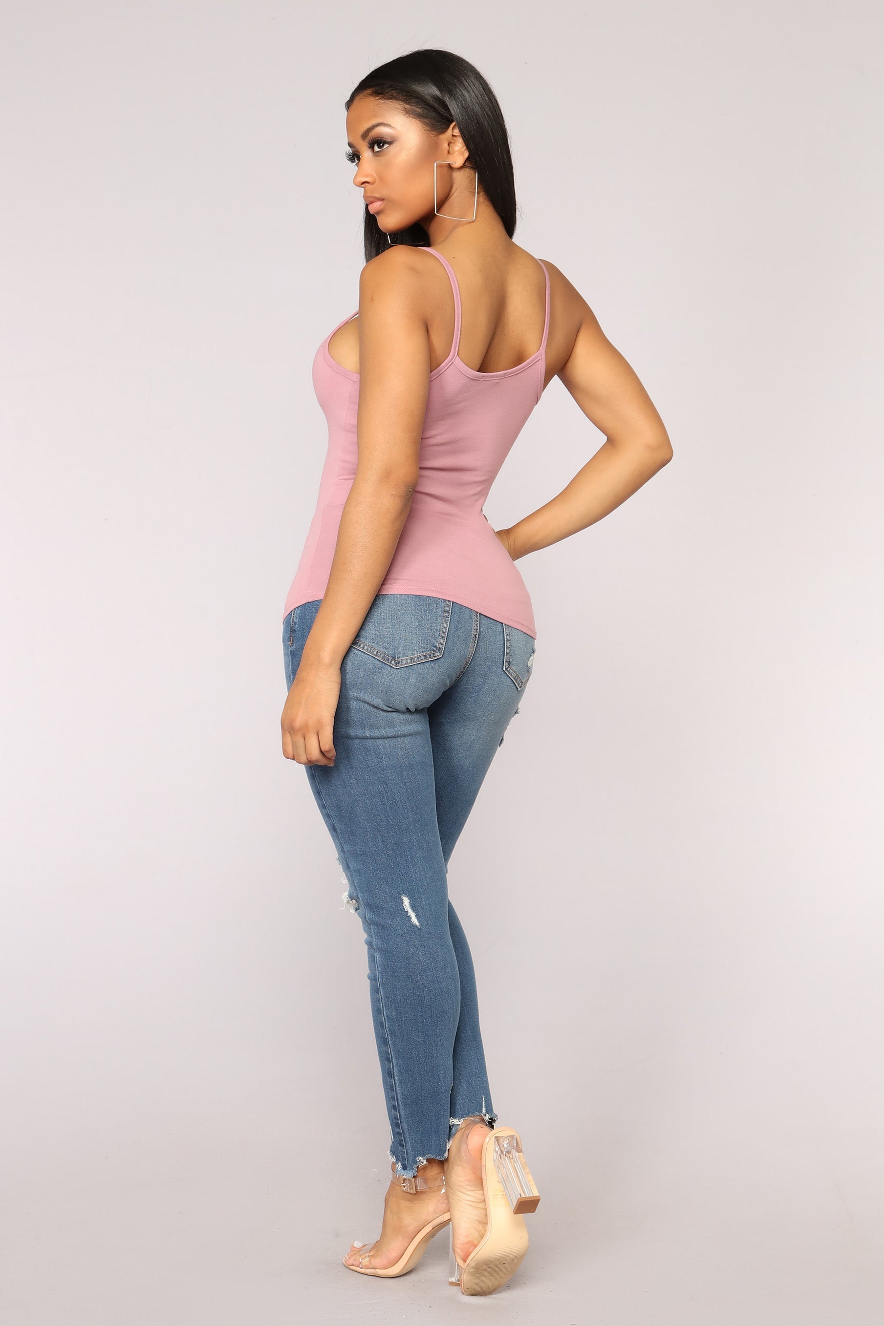 Something About You Ankle Jeans - Medium Blue Wash Ins Street