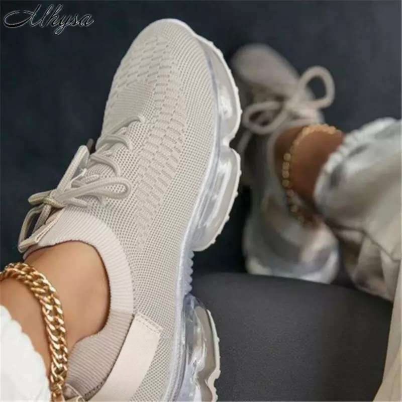 Casual Sportswear Patchwork Solid Color Closed Sport Running Shoes NewGew