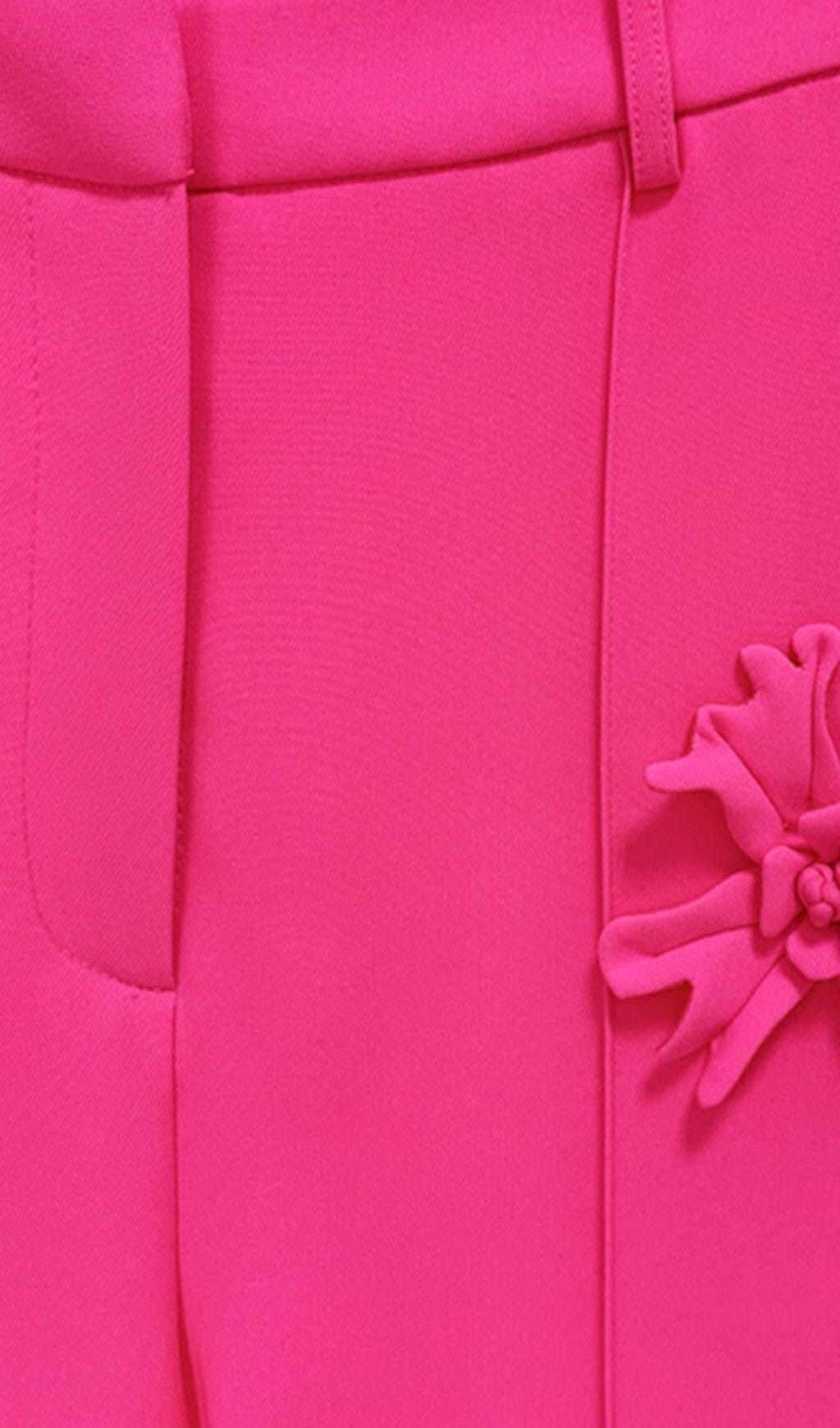 STEREO FLower MID-RISE JEANS in Pink