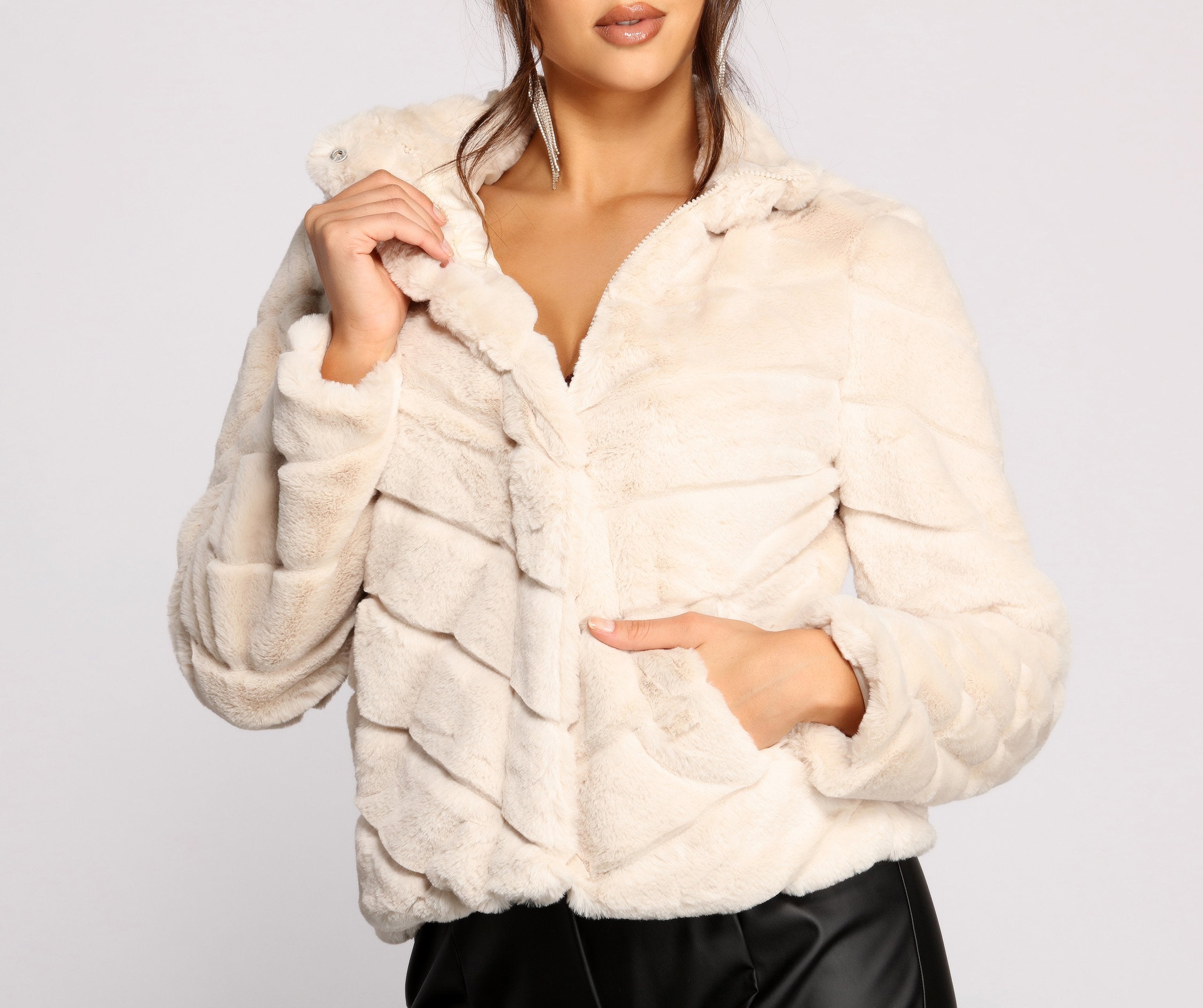 So Extra Kunstpelzjacke