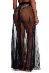 Faszinierender Maxirock aus Netzstoff