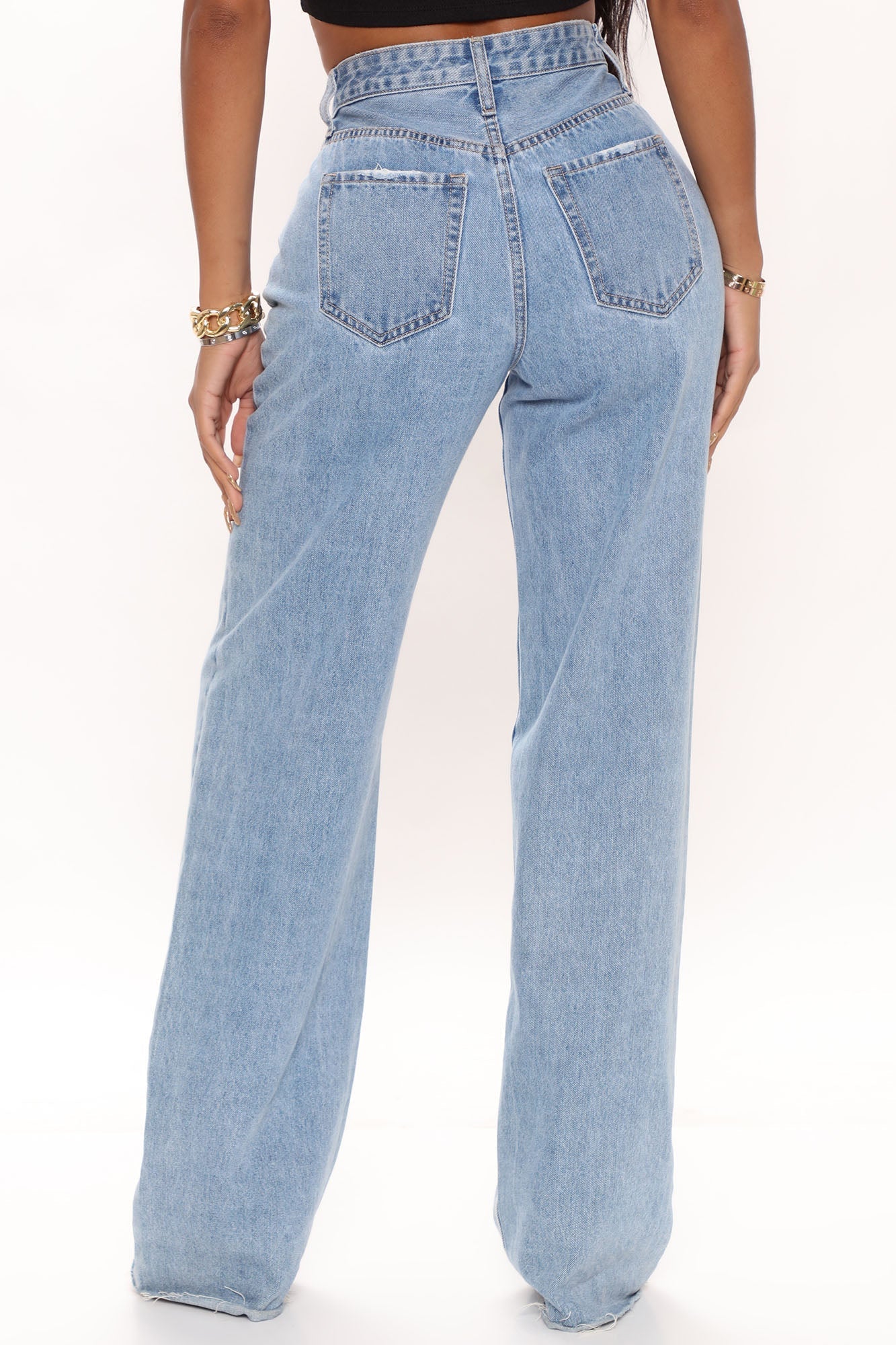 Winona 90's Wide Leg Jeans - Medium Blue Wash Ins Street