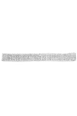 Schlichtes glamouröses Strass-Halsband