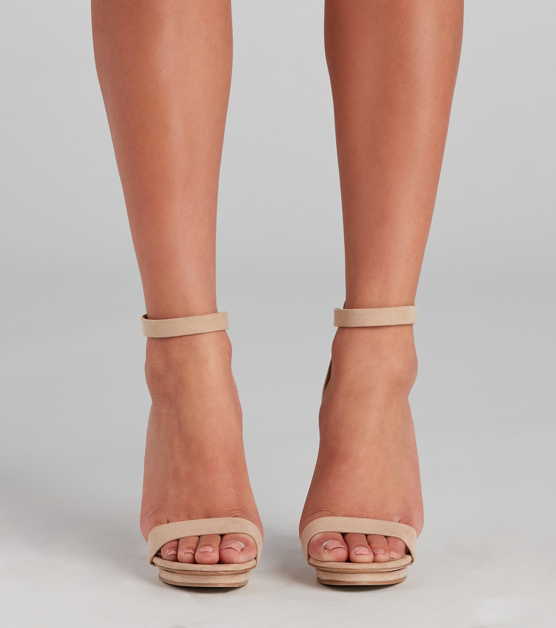 Fab Faux Suede Island Heels Newgew