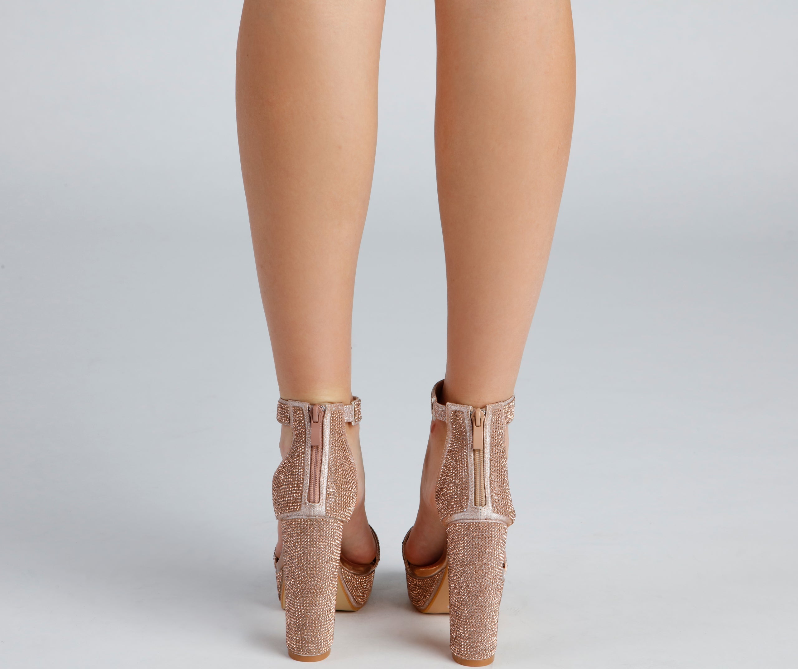 Stroke Of Midnight – Absatzschuhe mit Strasssteinen
