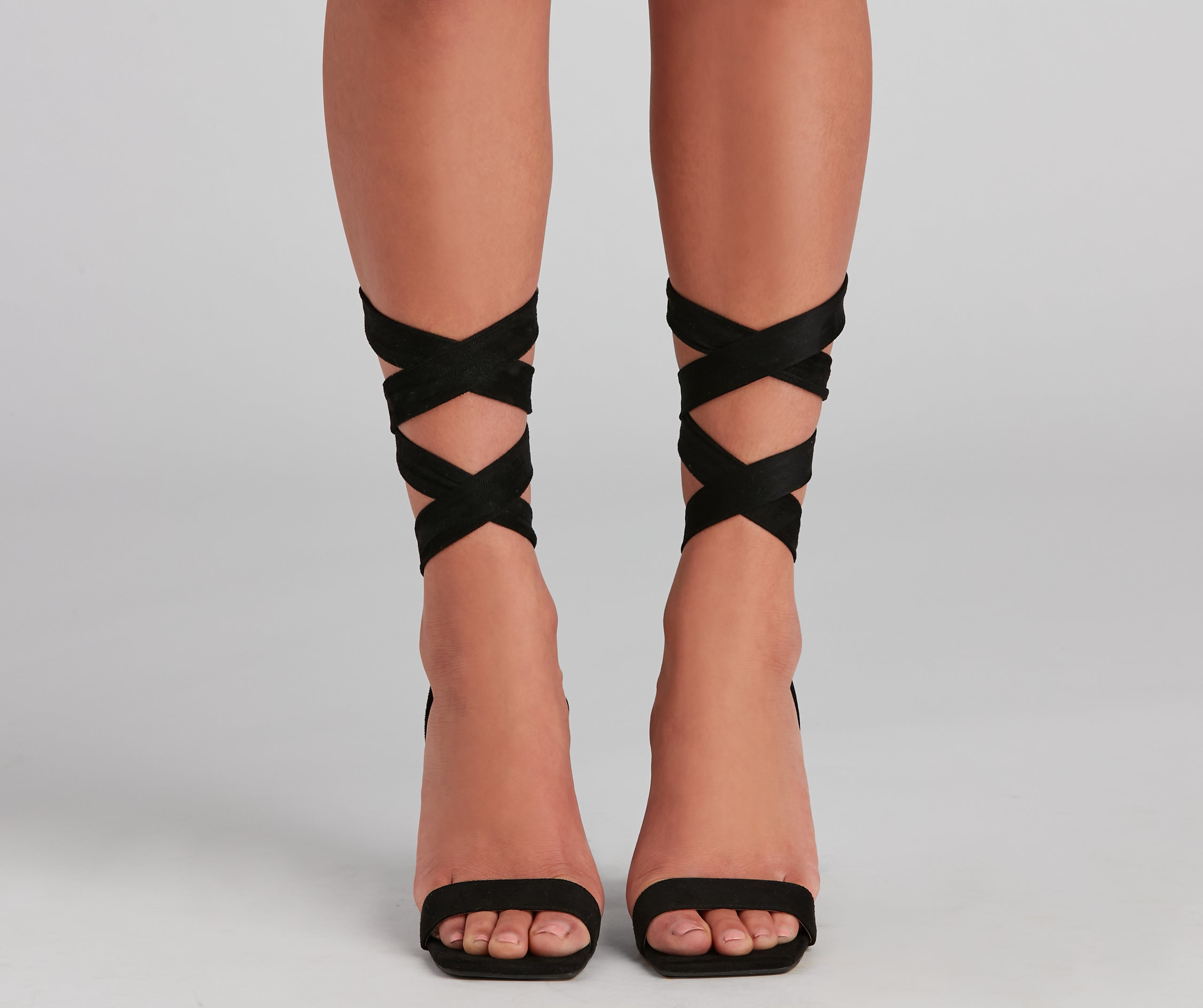Dancer Spirit Lace-Up Block Heels Newgew