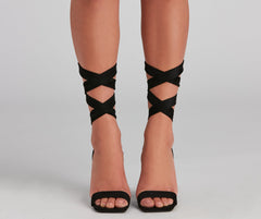 Dancer Spirit Lace-Up Block Heels Newgew