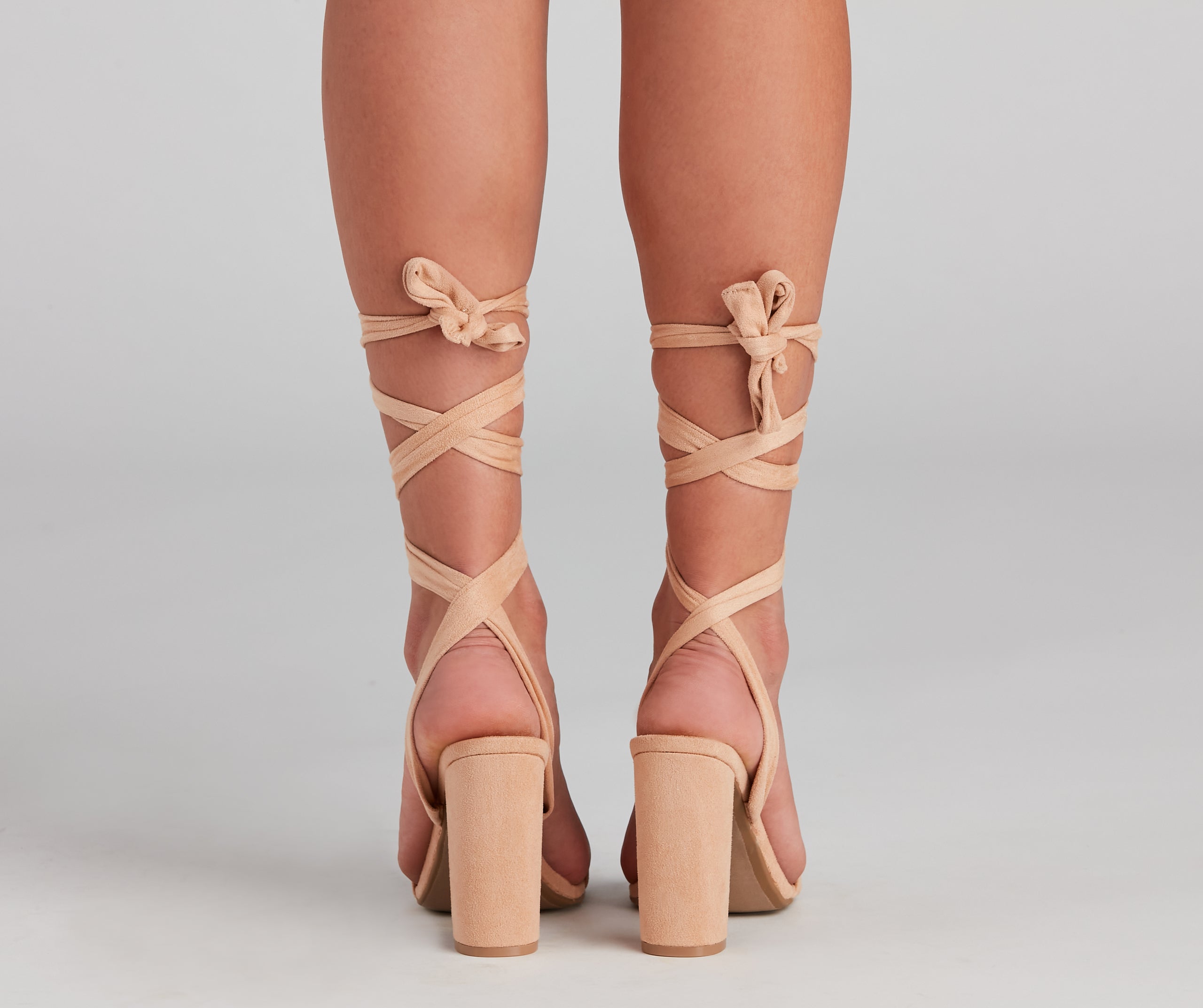 Dancer Spirit Lace-Up Block Heels Newgew