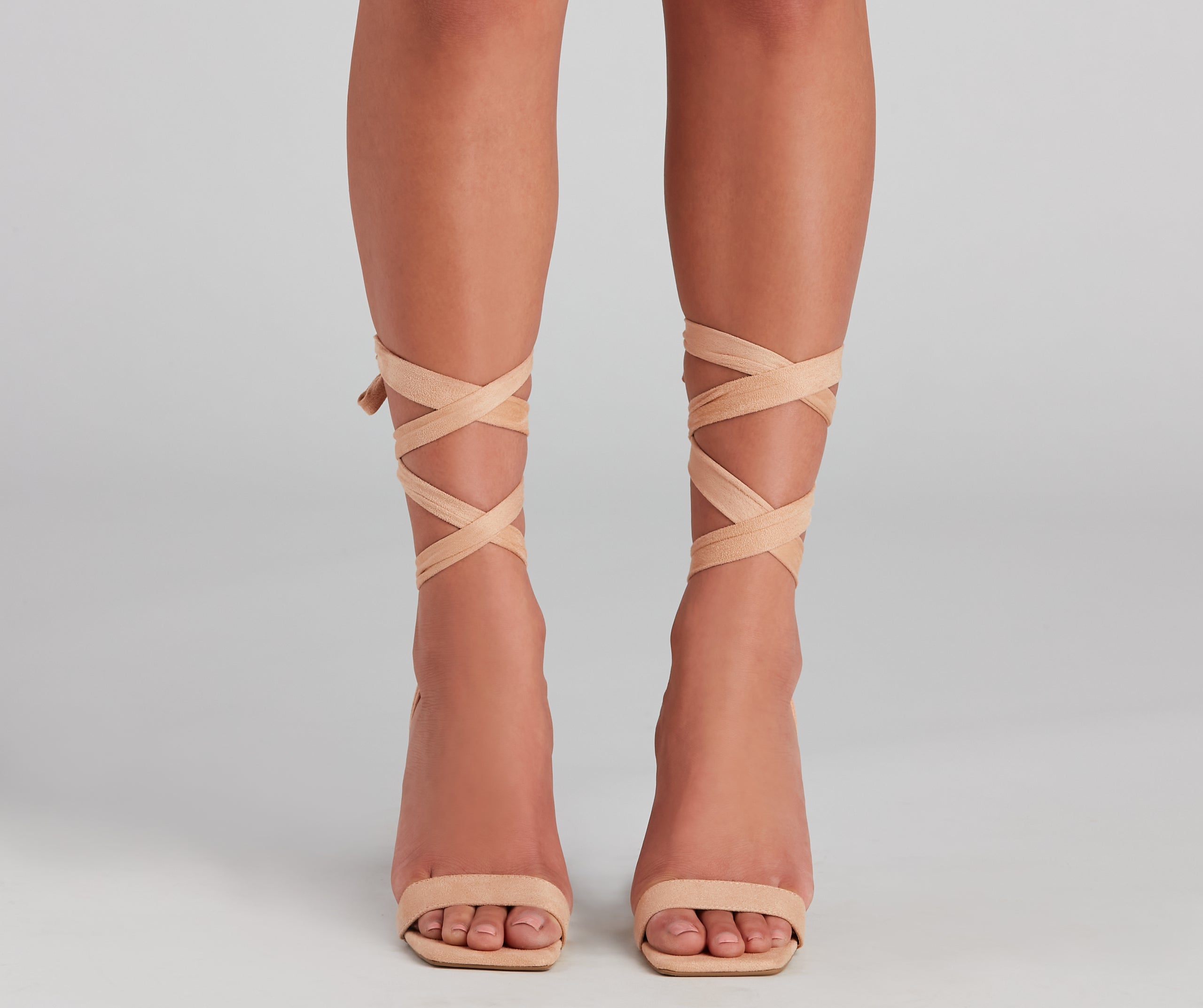 Dancer Spirit Lace-Up Block Heels Newgew