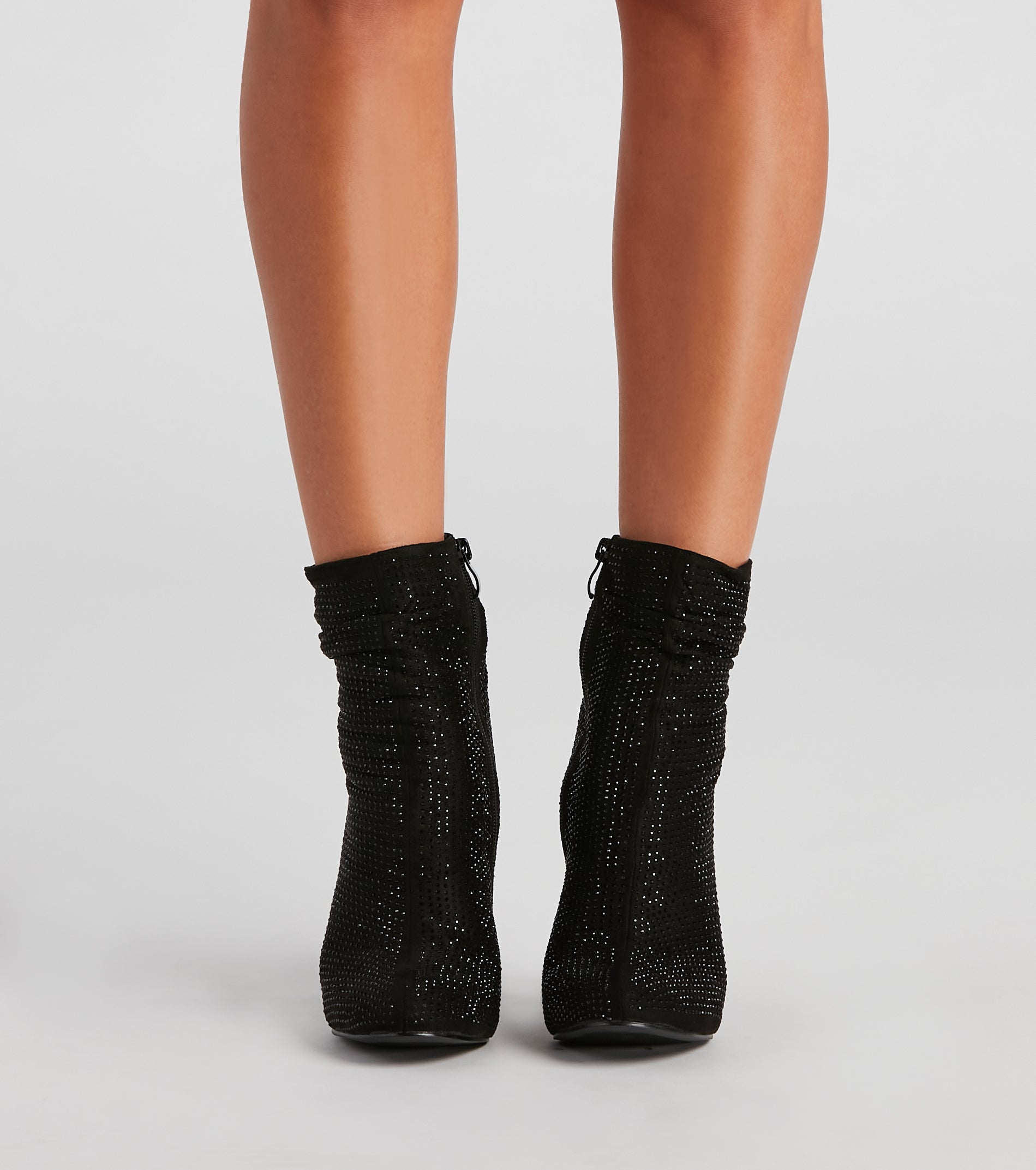 Sparkle Society Rhinestone Booties Newgew