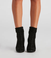 Sparkle Society Rhinestone Booties Newgew