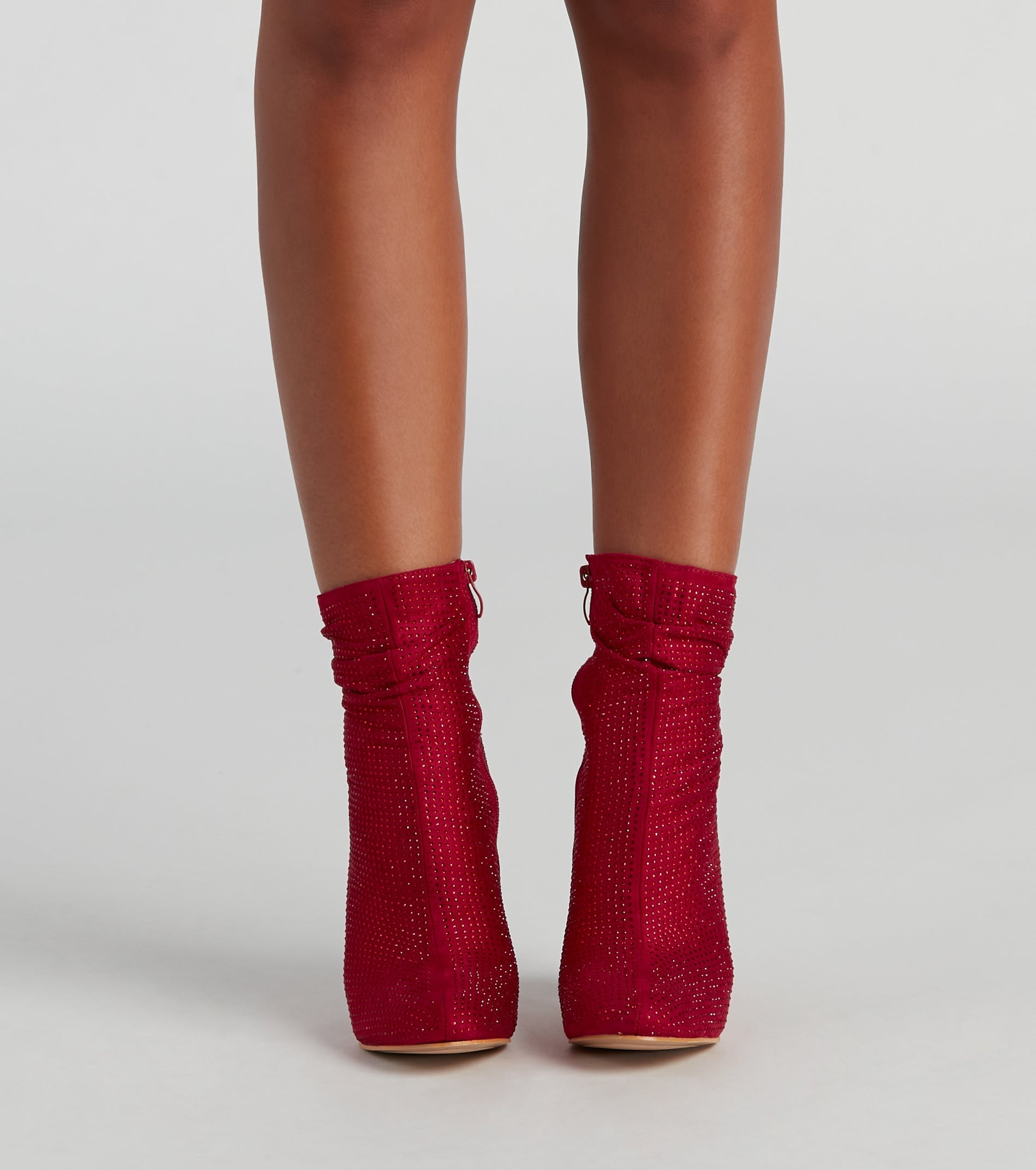 Sparkle Society Rhinestone Booties Newgew