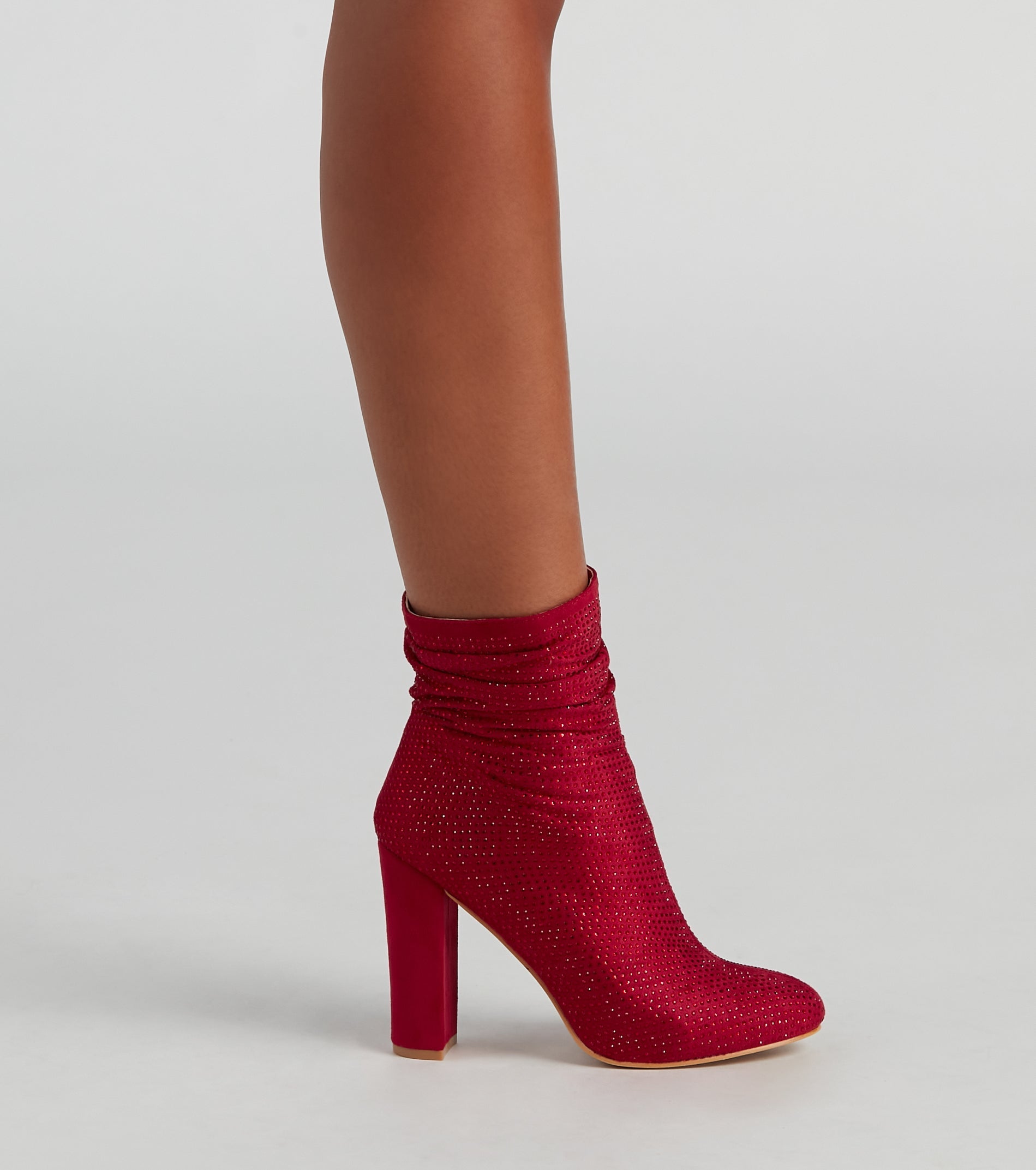 Sparkle Society Rhinestone Booties Newgew