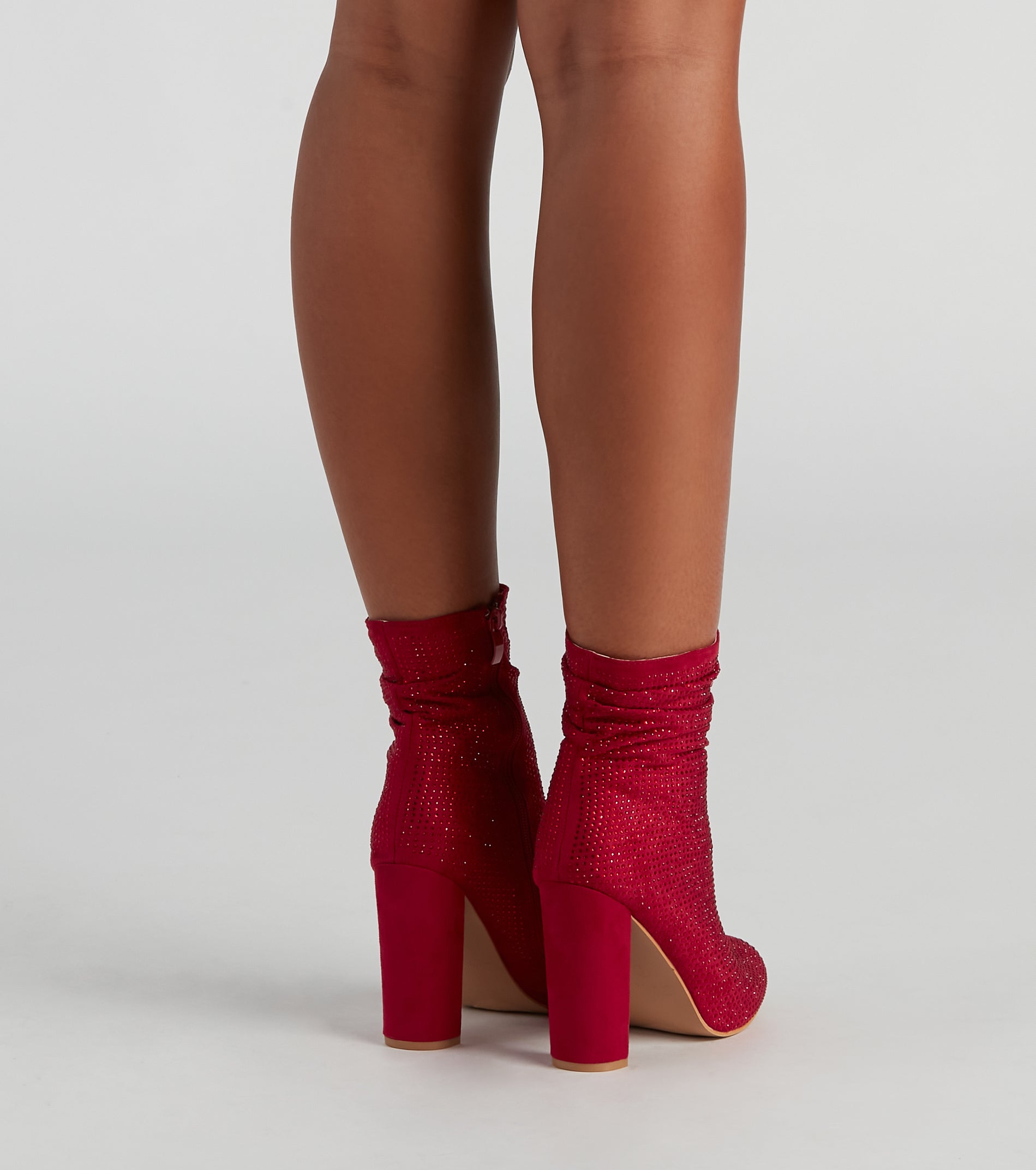 Sparkle Society Rhinestone Booties Newgew